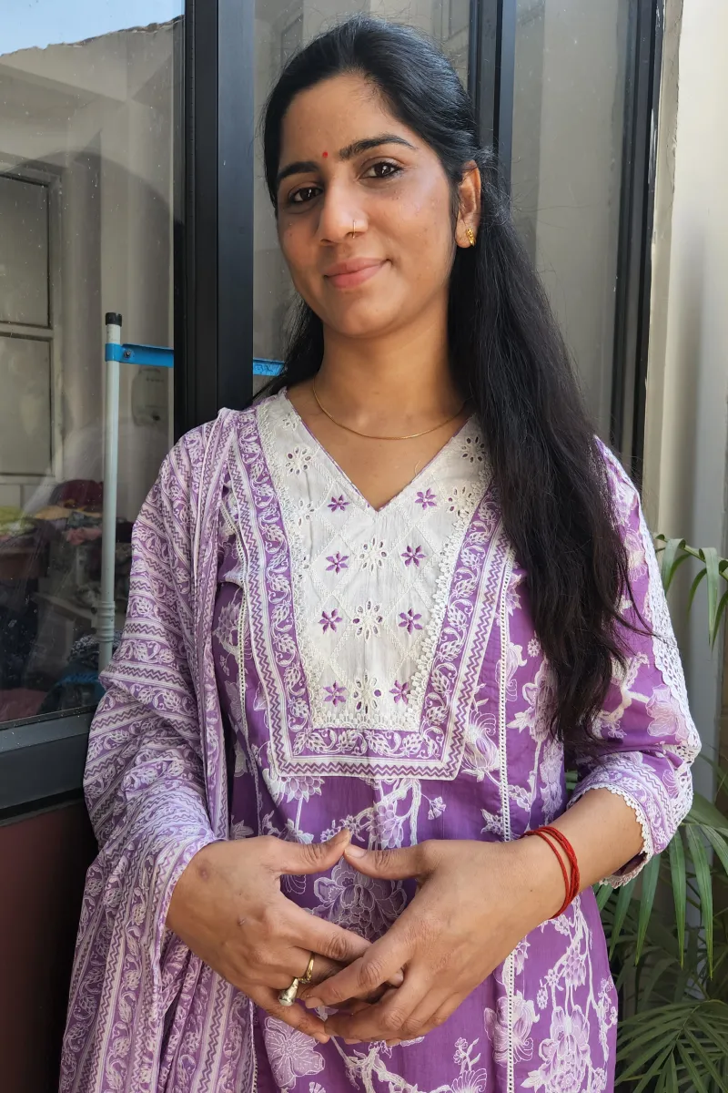 Royal Bloom Cotton Straight Kurti Set with Dupatta - image 2